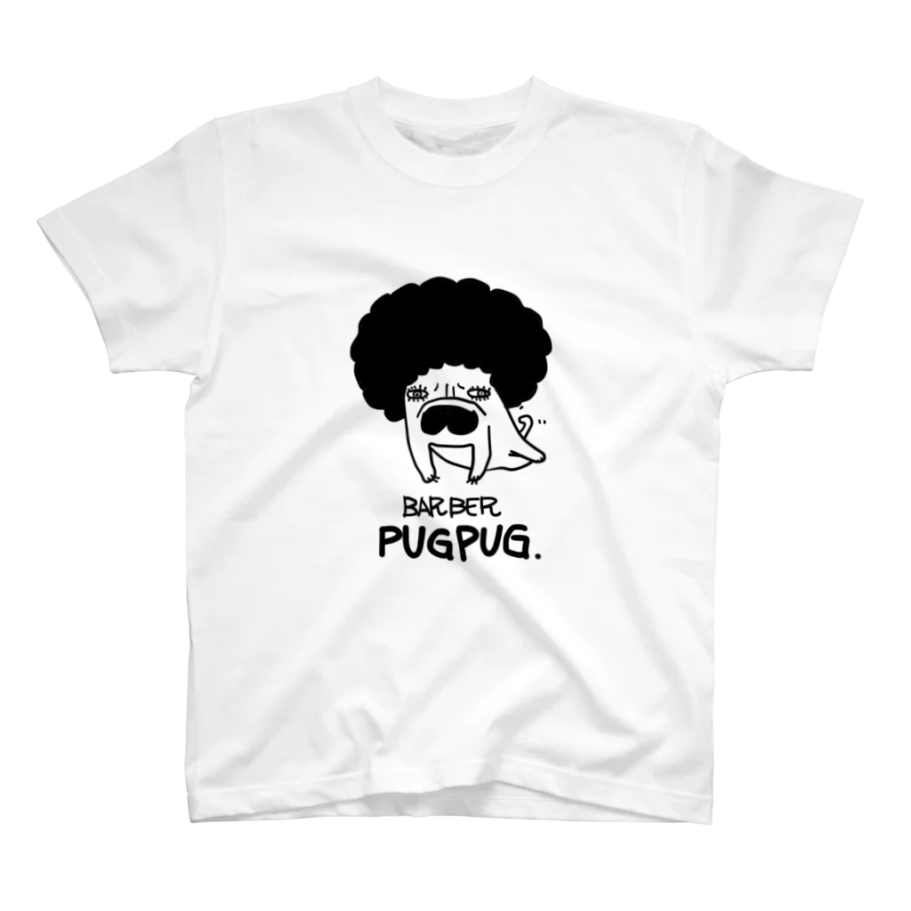 WANS.tokyoのBARBER PUGPUG Regular Fit T-Shirt