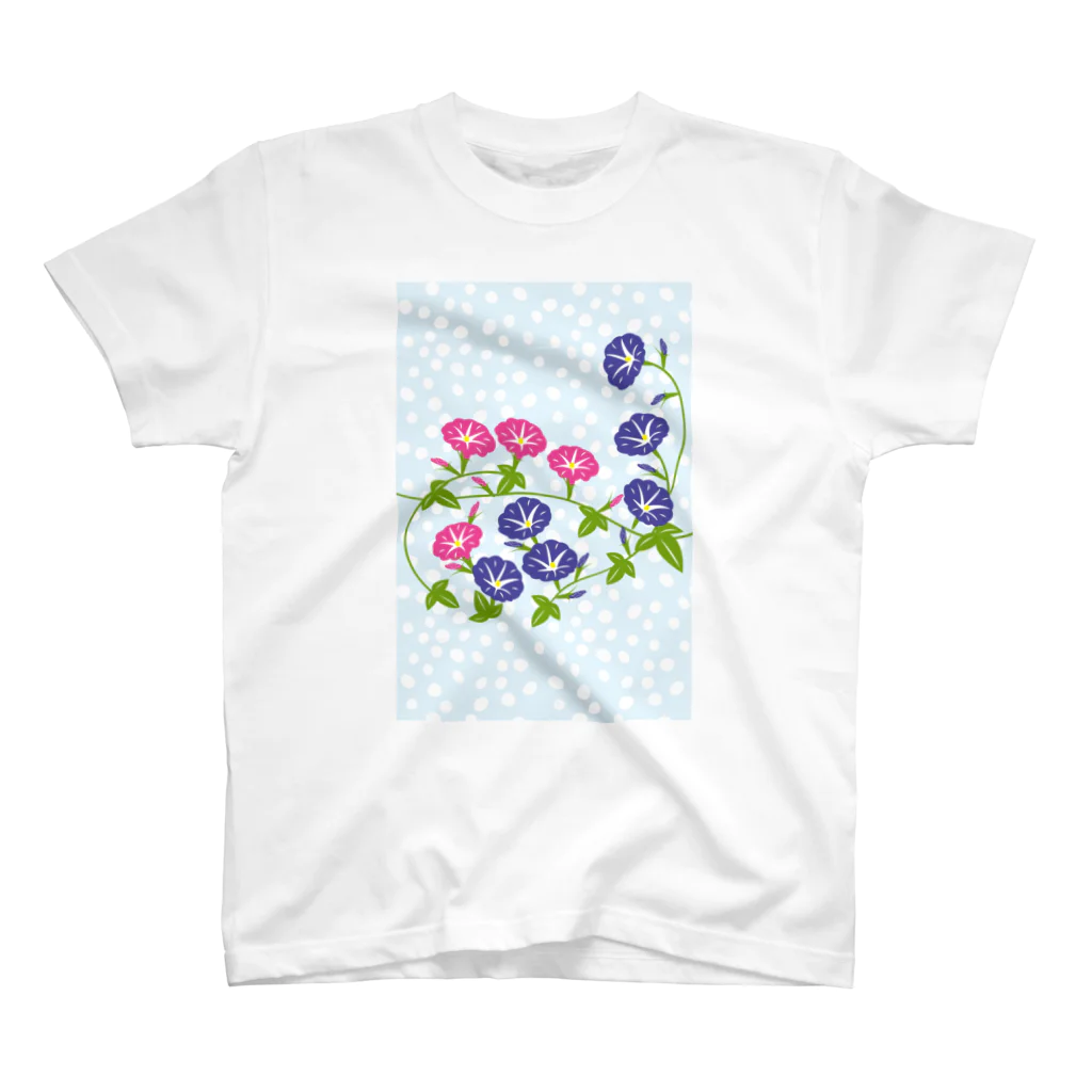 ジルトチッチのデザインボックスの朝顔の花 スタンダードTシャツ