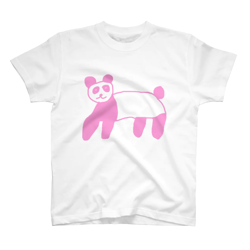 AAAstarsのピンクパンダ Regular Fit T-Shirt