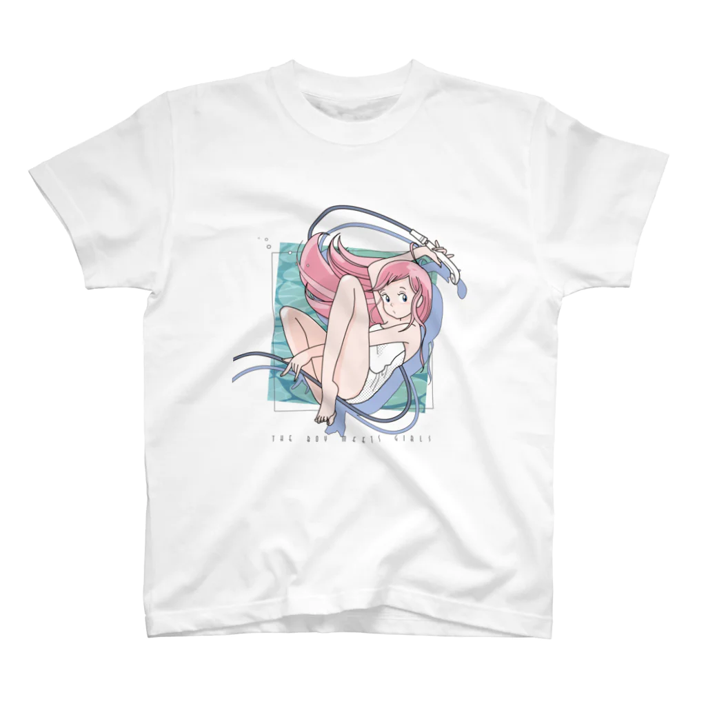 THE BOY MEETS GIRLSのONSEN POP WAVE Regular Fit T-Shirt