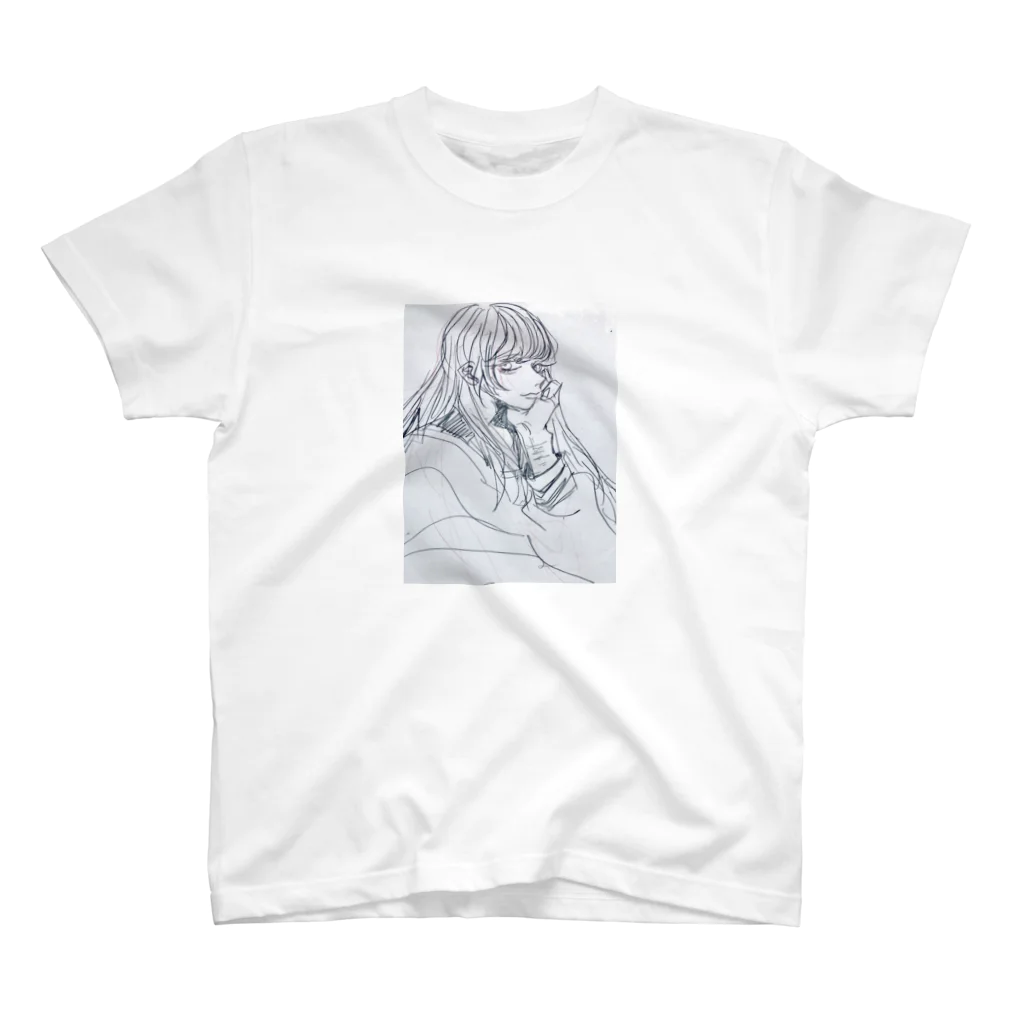 酢酸のメンヘラ女の子 スタンダードTシャツ