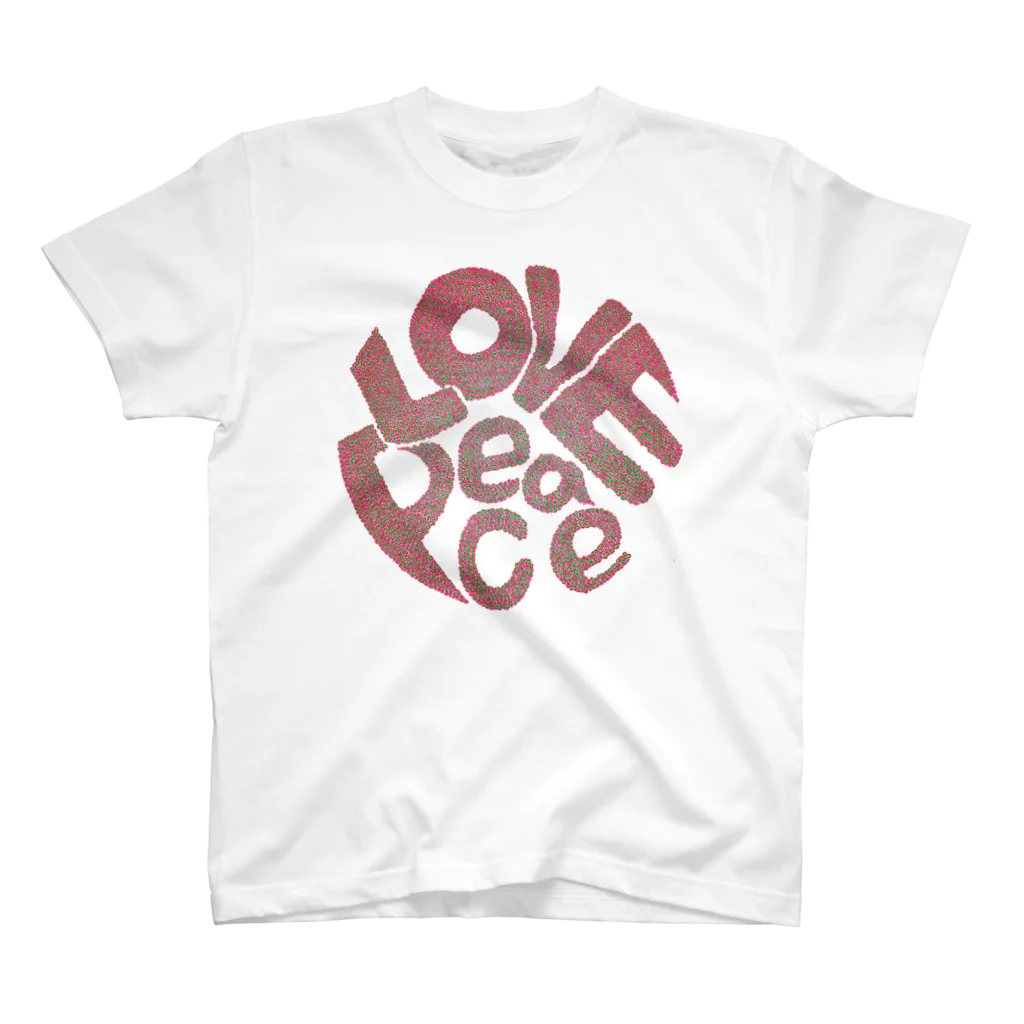 木村 紗のLove Peace カラー2 Regular Fit T-Shirt