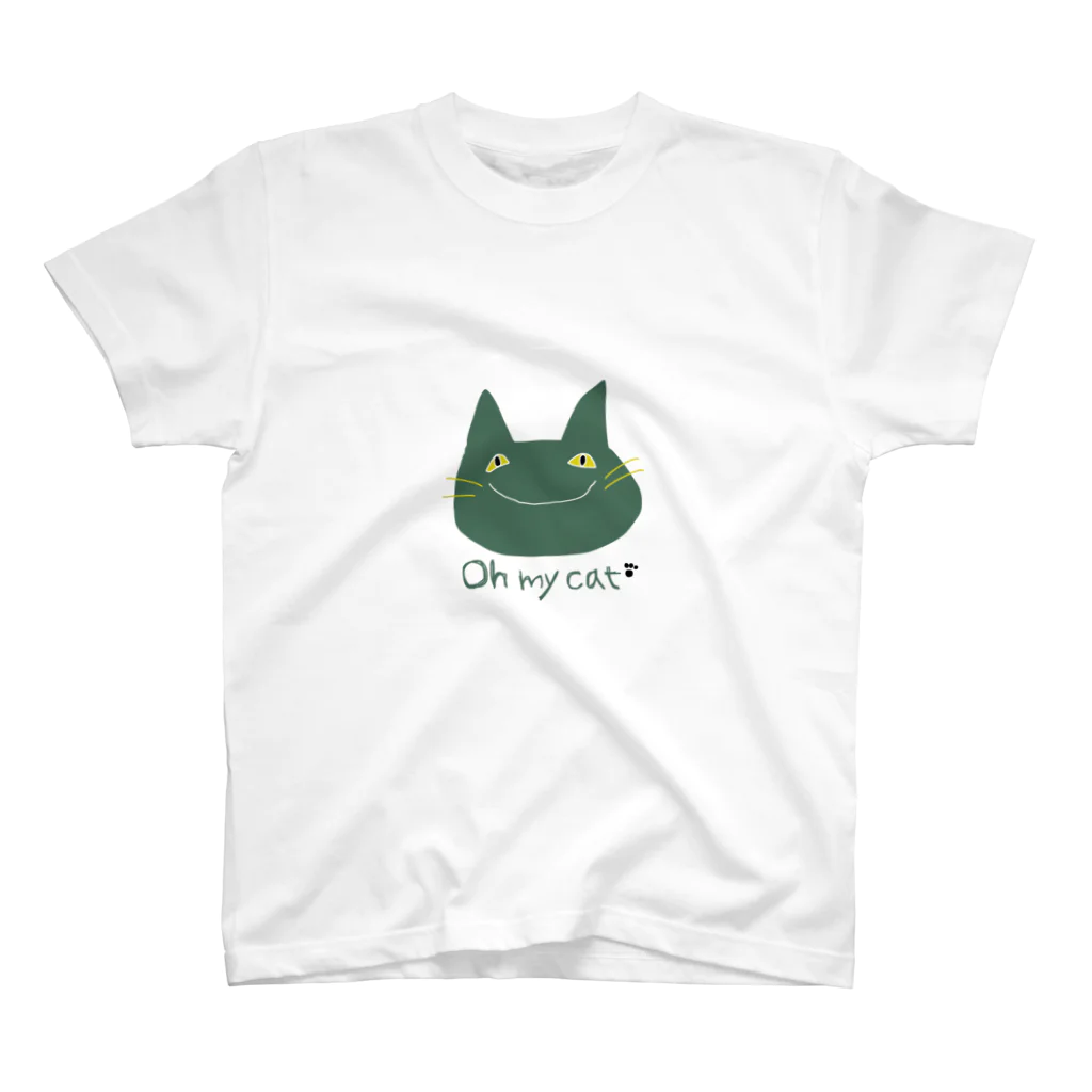 Sheiscrazyのオーマイキャット スタンダードTシャツ