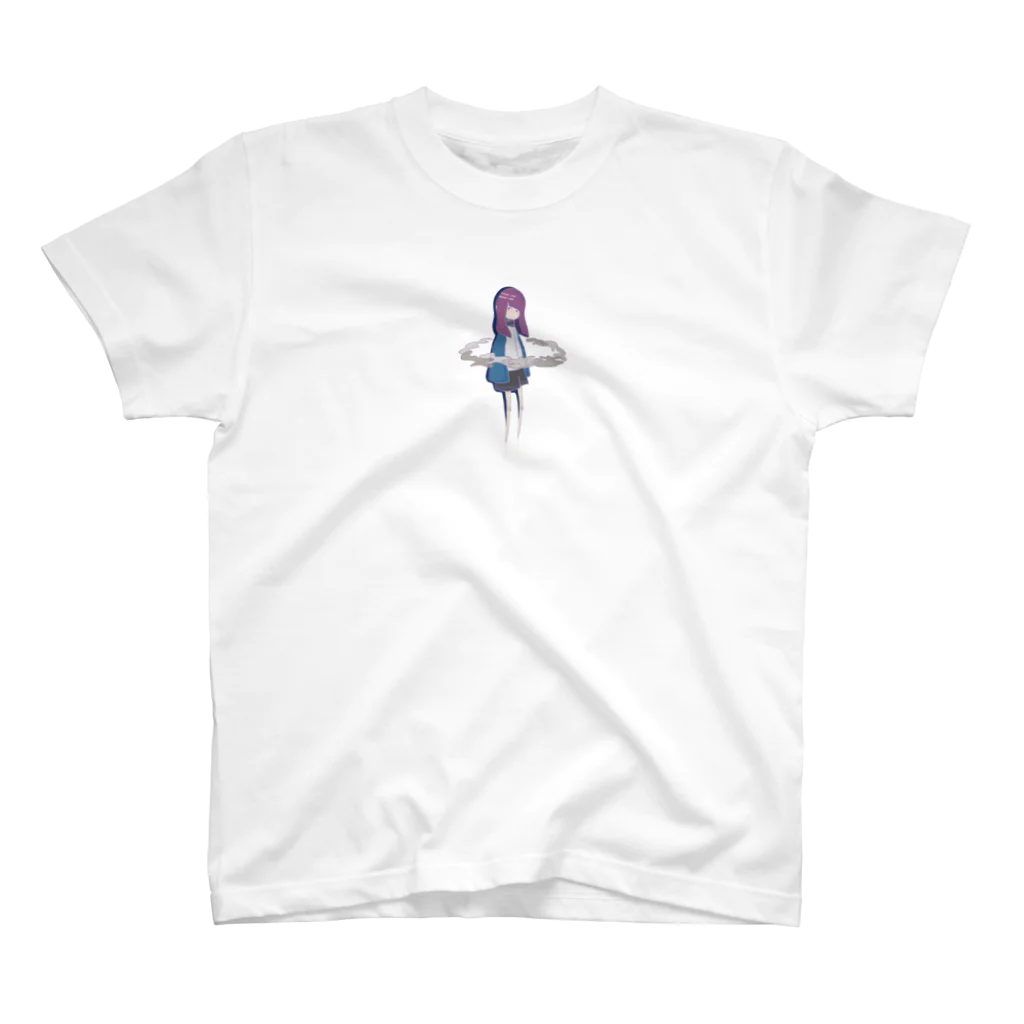 リョリョリョの袖がでかい女_透過 Regular Fit T-Shirt