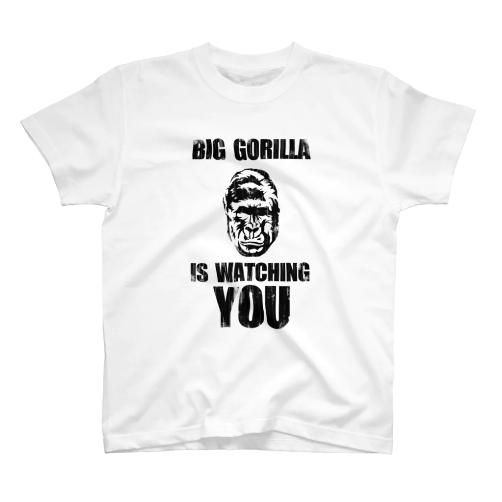 inoue_123のBIG GORILLA IS WATCHING YOU Regular Fit T-Shirt
