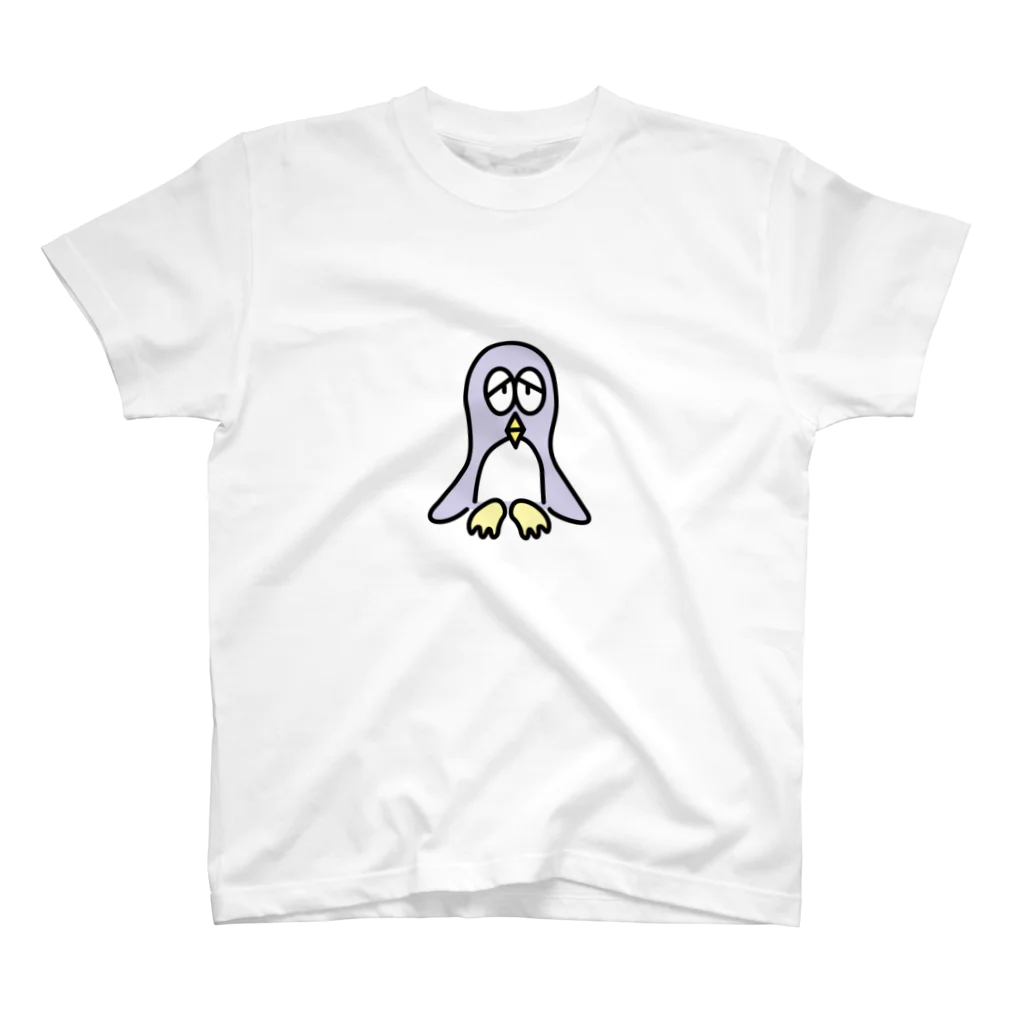 単なるヲタ男なディープグッズのraPenguin Color Ver. スタンダードTシャツ