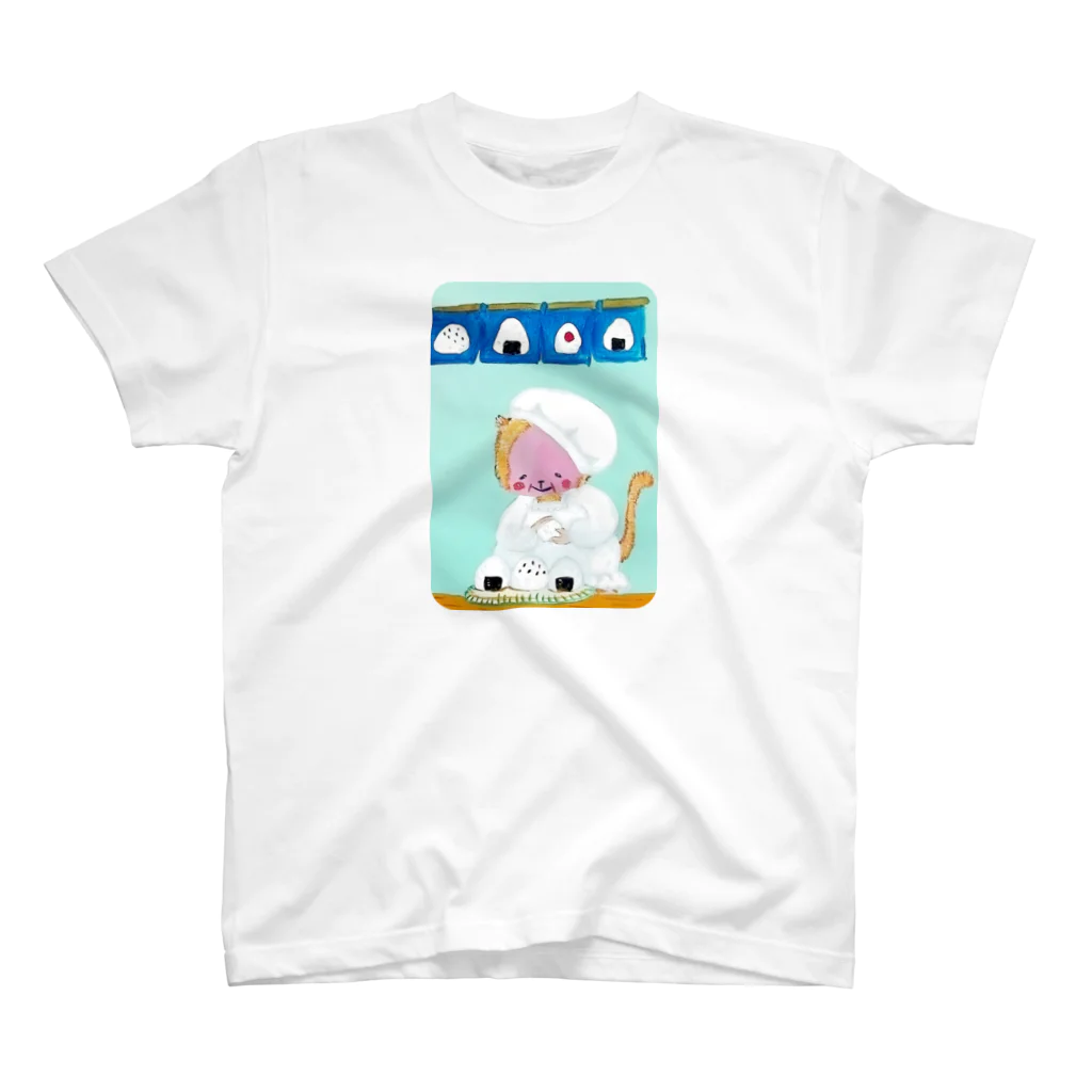 ぷいこのおみせのおさるのおにぎり屋さん。 スタンダードTシャツ