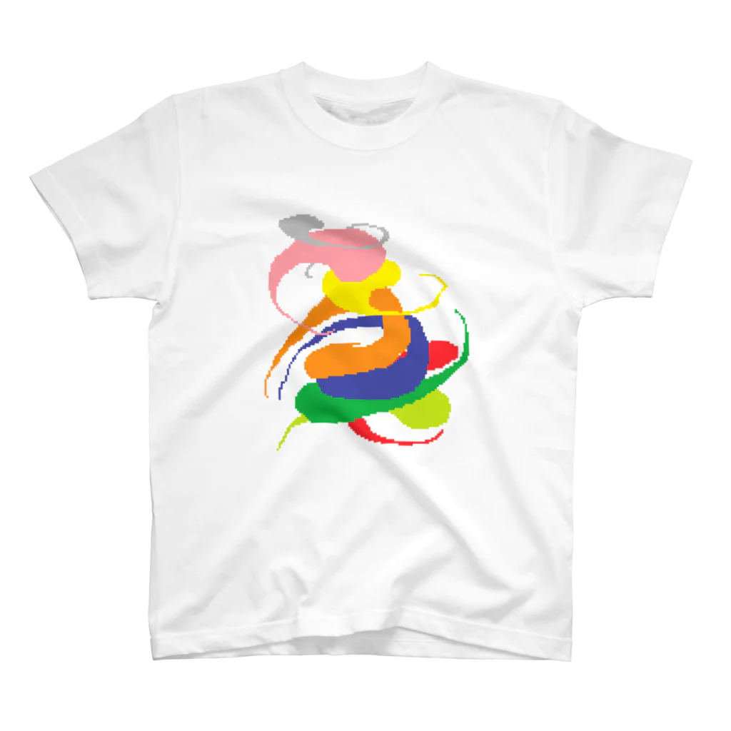 ドット絵│はむじろうのくるくるドット絵 Regular Fit T-Shirt