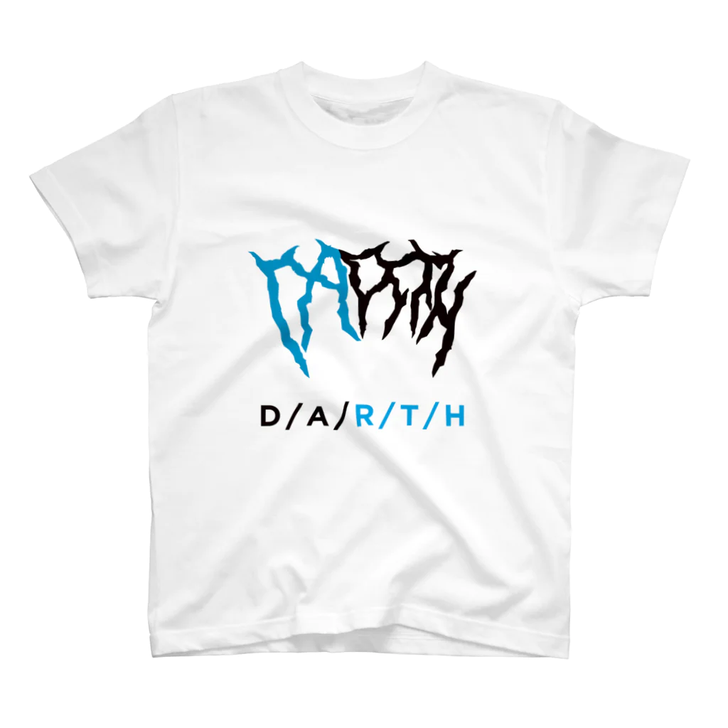 tのDARTH BLACK&BLUE COLOR スタンダードTシャツ