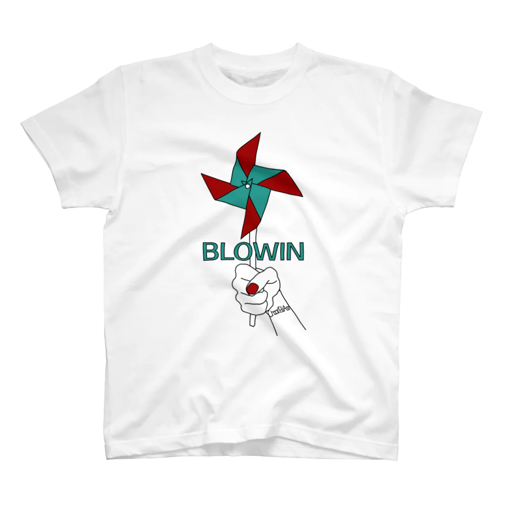 ChackEliAssのBlowin スタンダードTシャツ