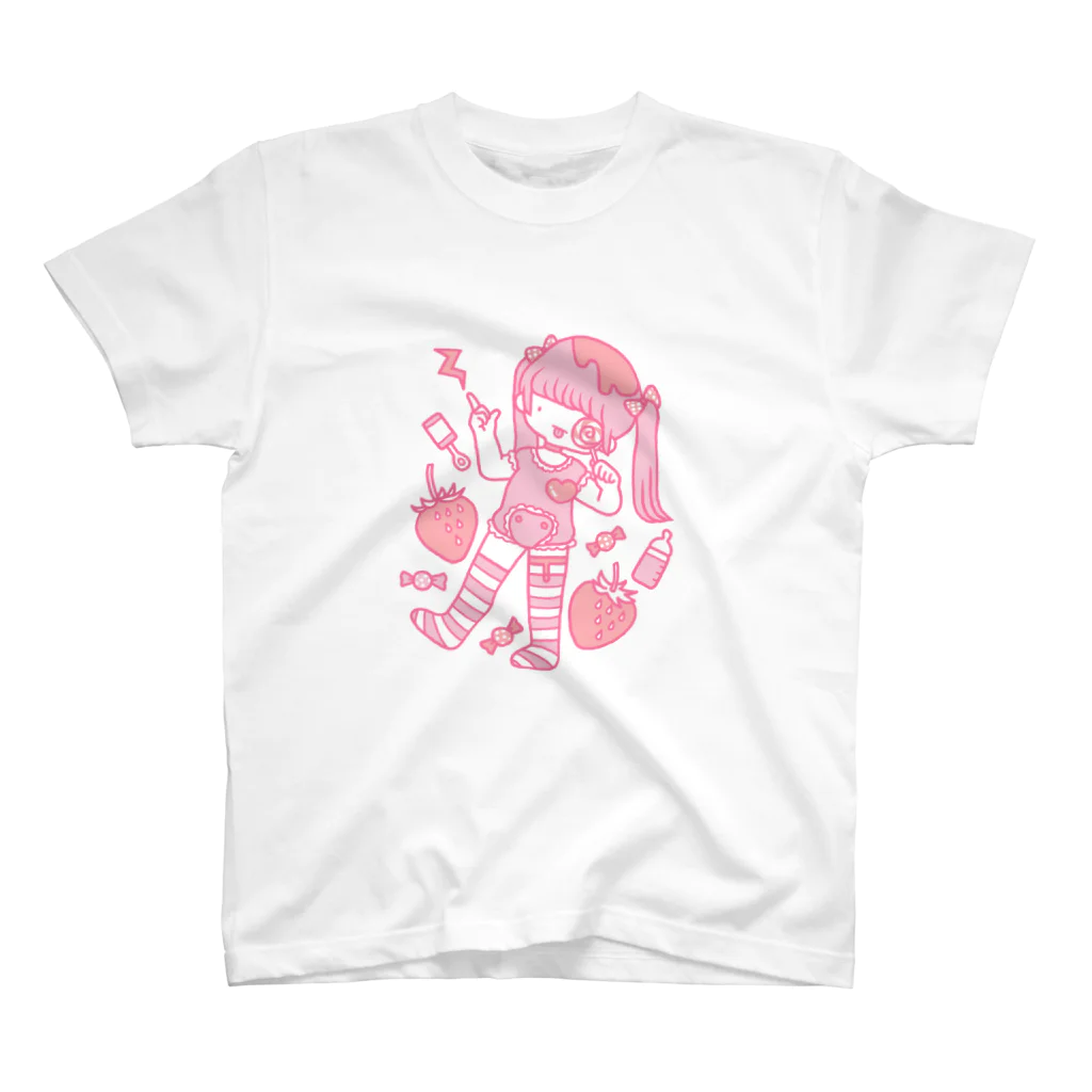 bootnoonのぺろぺろcandyあっかんべー スタンダードTシャツ