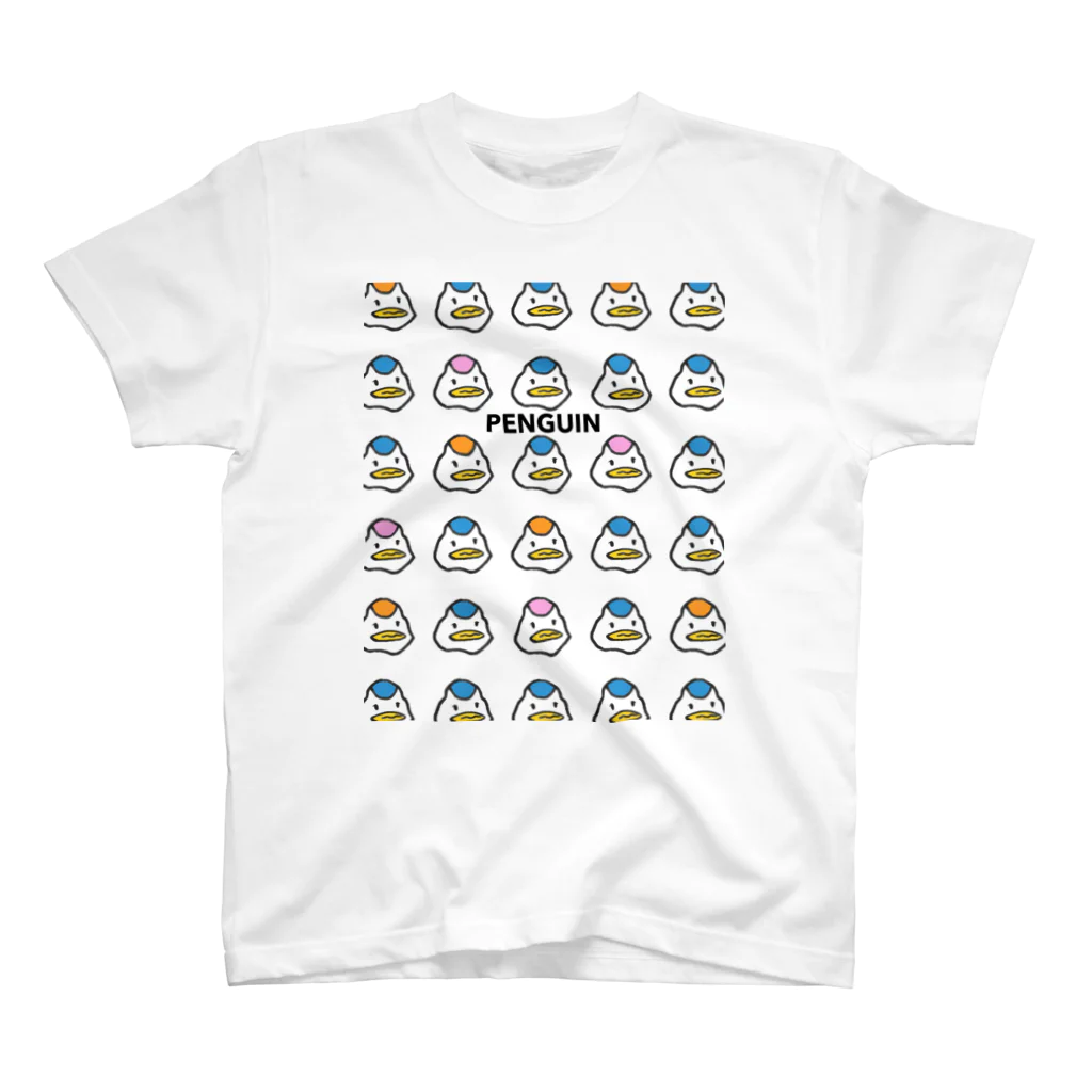 TYOKUTYOKUのなんともいえないペンギン大集合！！ スタンダードTシャツ