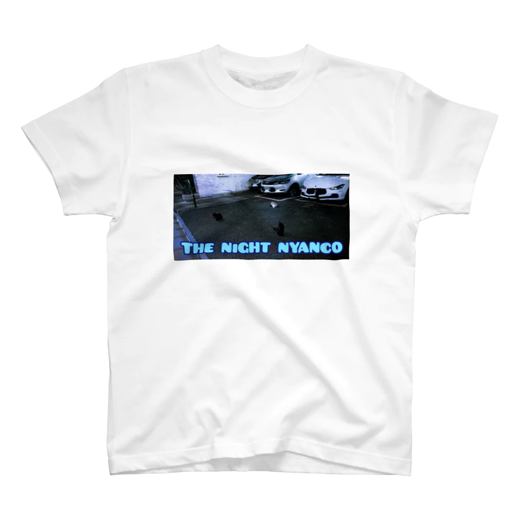 𝔾𝕧.ℝ𝕖: ｵのTHE NiGHT NYANCO Regular Fit T-Shirt