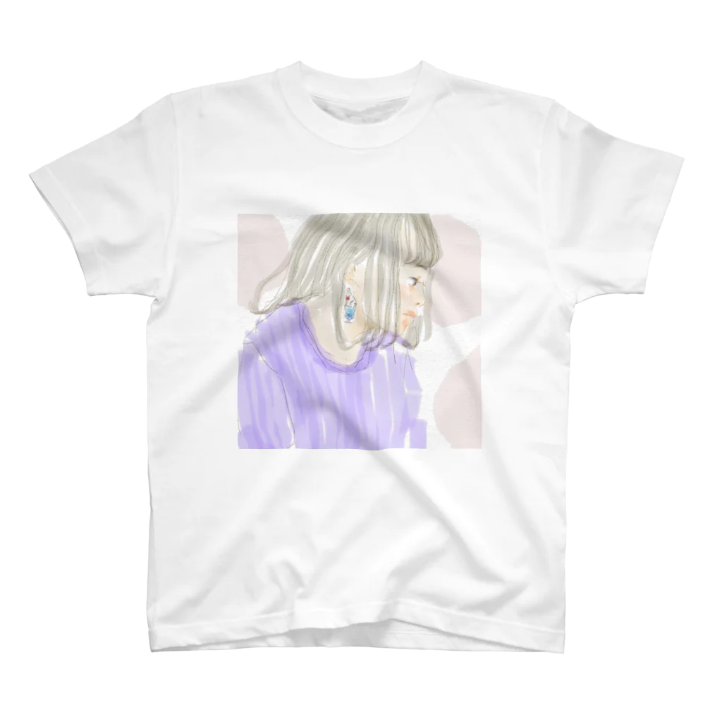 エ　カキコの少女（クリームソーダ） Regular Fit T-Shirt