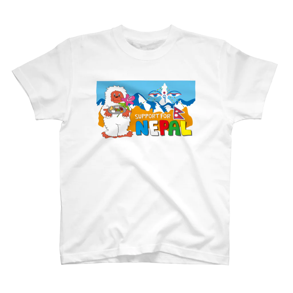 reshamfiririのネパールチャリティーグッズ03　ネパティーくん Regular Fit T-Shirt