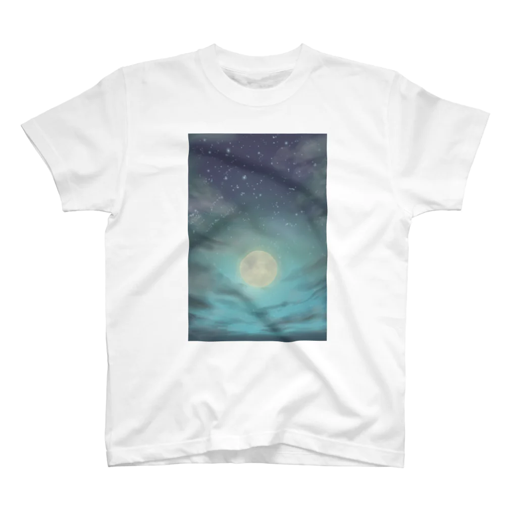 blueHawaiiのcold moon スタンダードTシャツ