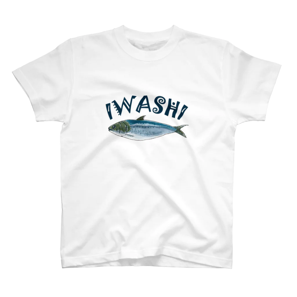 コンぎつねデザイン工房のIWASHI スタンダードTシャツ