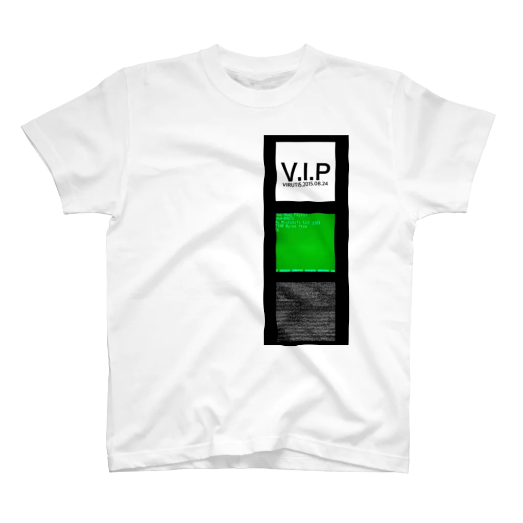 VIRUTISのV.I.P2015.08.24第2弾 白 スタンダードTシャツ