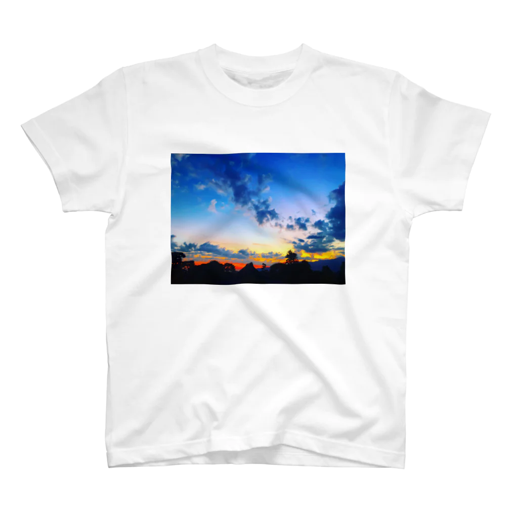 H.photo.shopの夕焼け スタンダードTシャツ