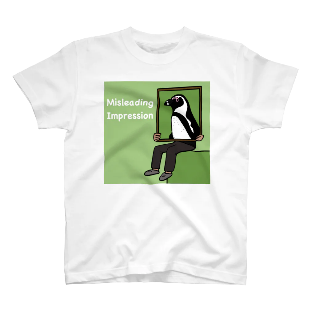 Back FlipperのMisleading Impression (penguin) スタンダードTシャツ