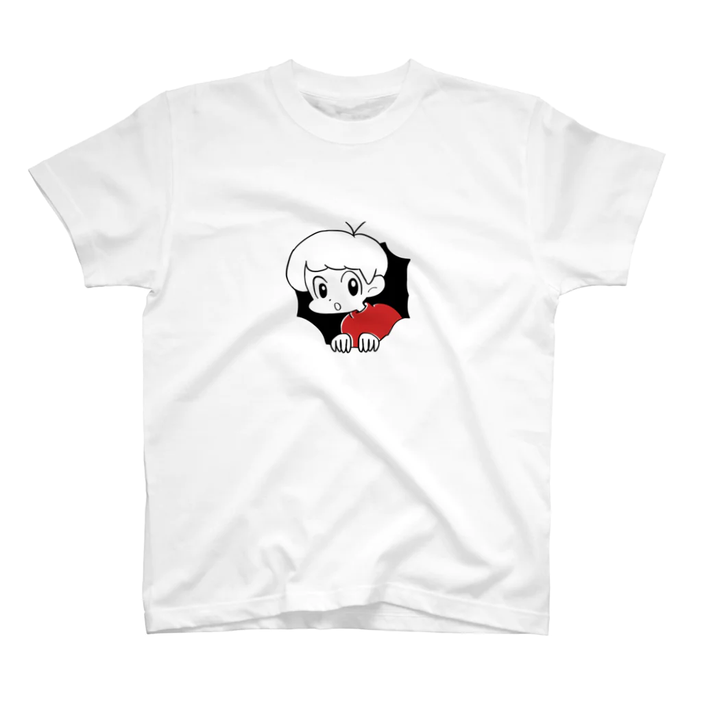 amam1126の穴から男の子 スタンダードTシャツ