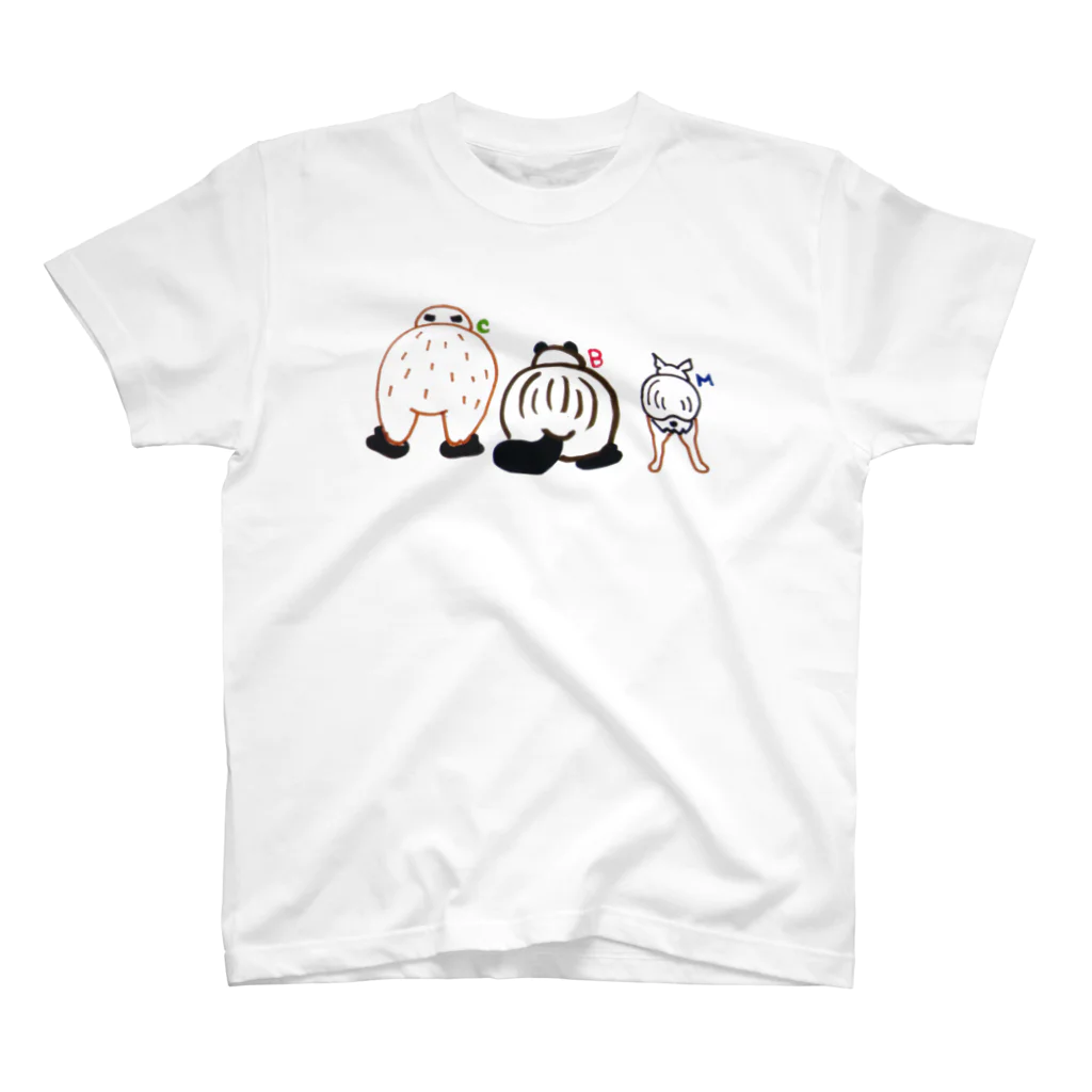 1zoo3のねずみたちの おしり スタンダードTシャツ