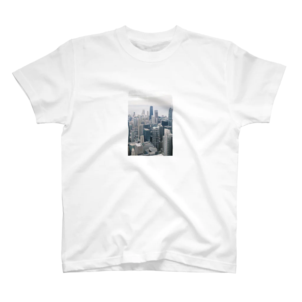 風景写真のシカゴ 風景 Regular Fit T-Shirt