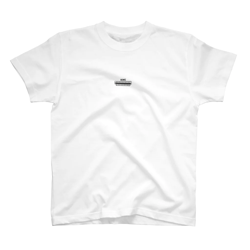 High_Veekeeの端子Tシャツ (HDMI) Regular Fit T-Shirt