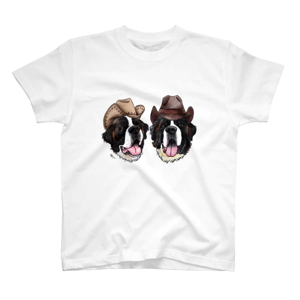 shop あこ猫犬屋のカウボーイなセントバーナードくん❤︎ Regular Fit T-Shirt