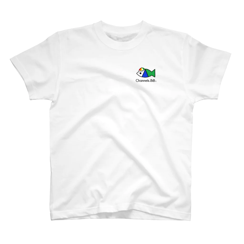 Channels.BiBのさかなロゴ　ぼうしくん スタンダードTシャツ