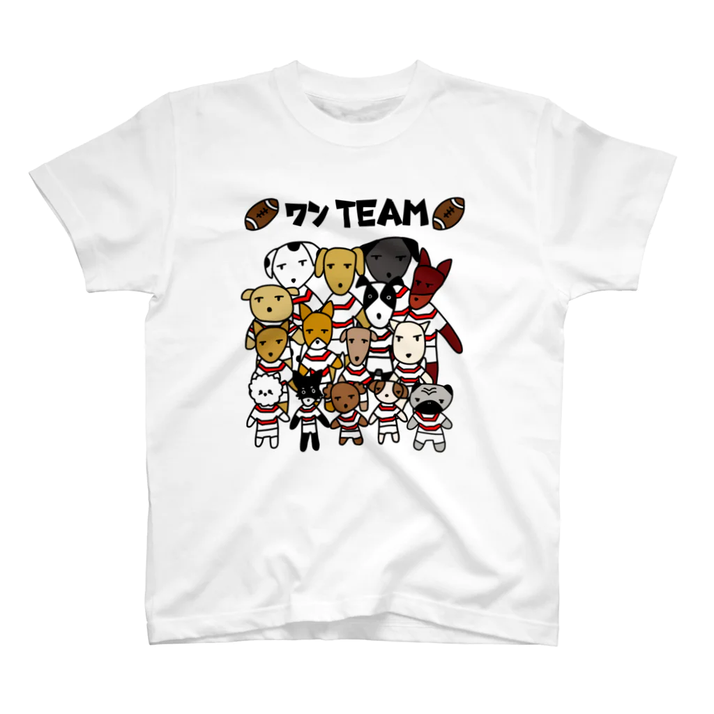 麦畑のワンTEAM Regular Fit T-Shirt