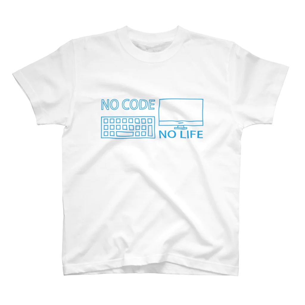 snippetsのNO CODE　NO LIFE スタンダードTシャツ