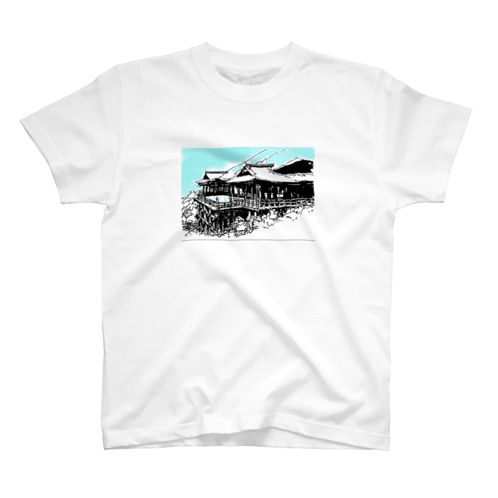 yt19380709の＃いくぞ岩田屋　　京都　清水寺 Regular Fit T-Shirt