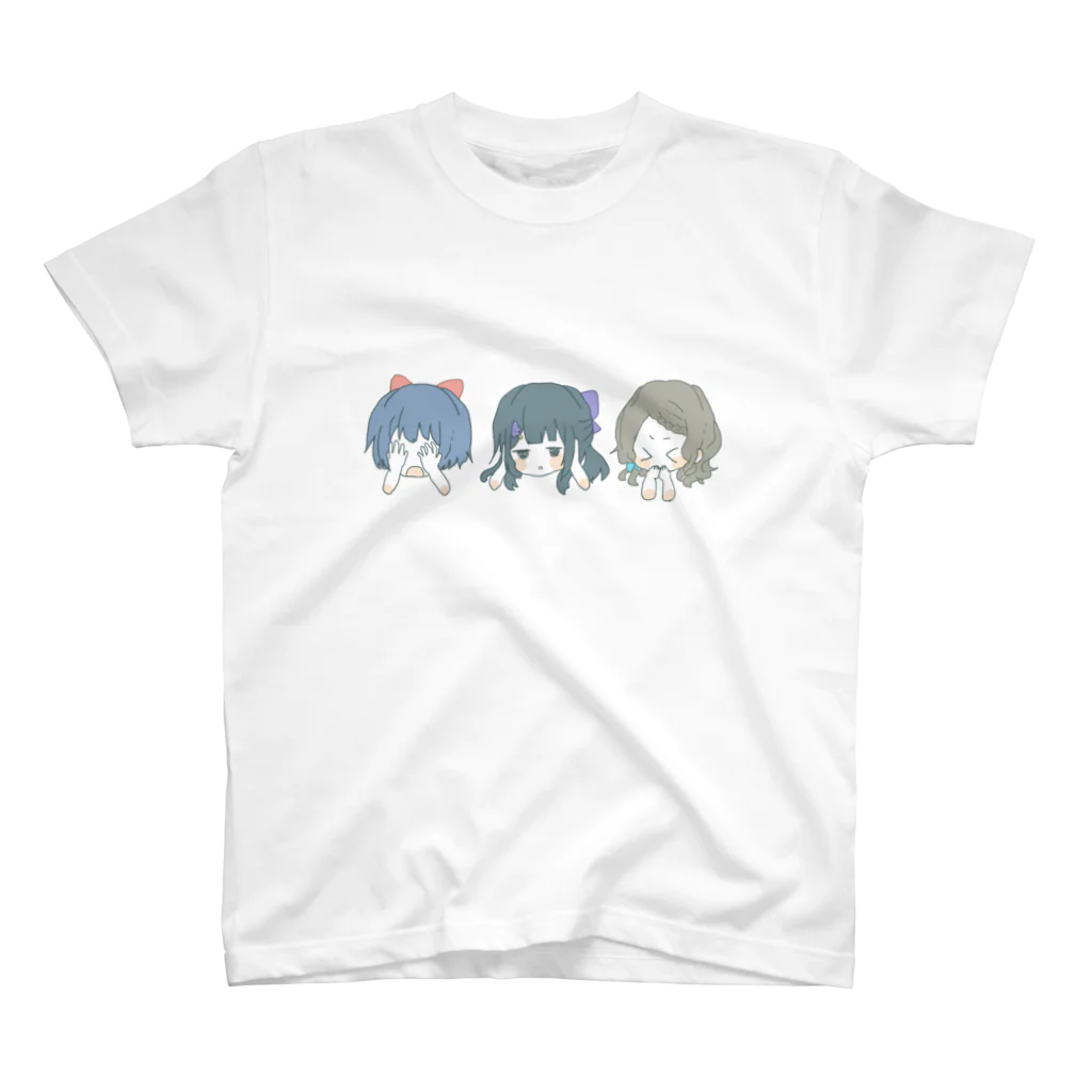 pprてんとのmiざるiわざるkiかざる スタンダードTシャツ