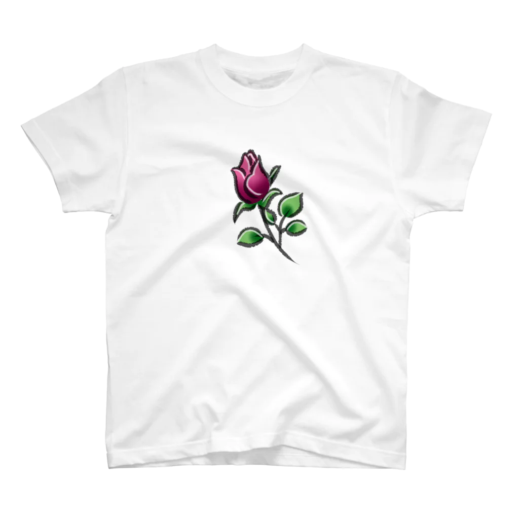 九月（くがつ）の薔薇 Regular Fit T-Shirt