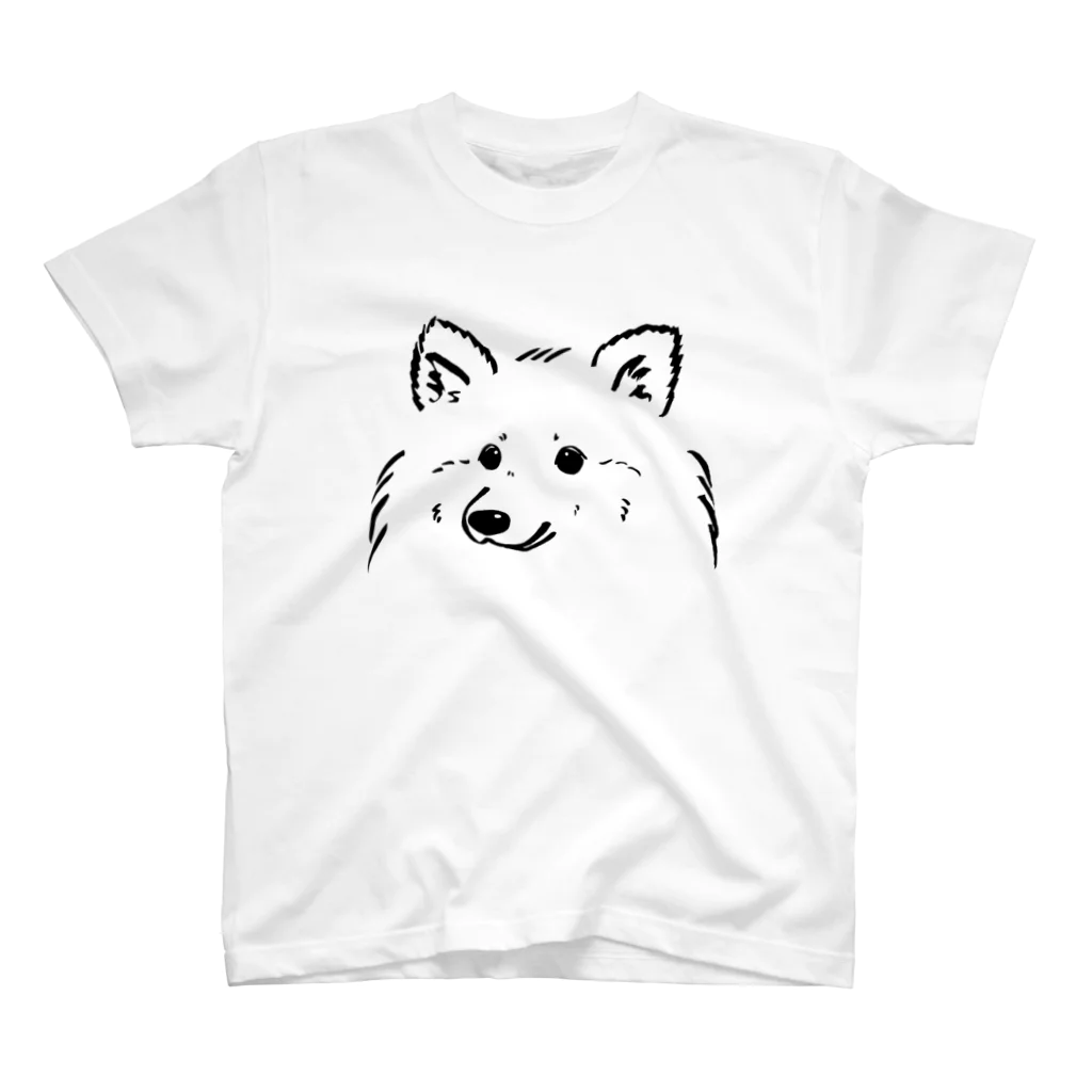 Chiyo.Wan(🐕🕊️のお店)のふわふわ白わんこ あっぷ Regular Fit T-Shirt