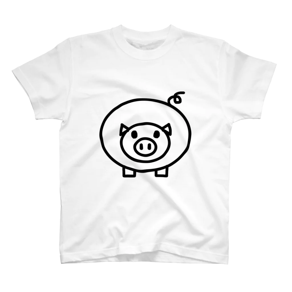 さなのさんじゅうまるのブタくん Regular Fit T-Shirt