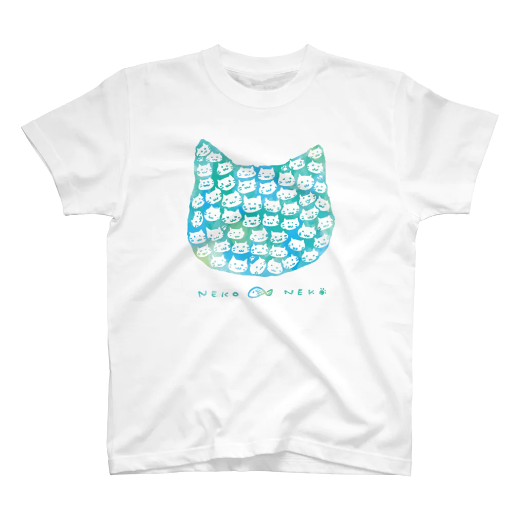 けんち蛍のNEKO NEKO (顔） スタンダードTシャツ