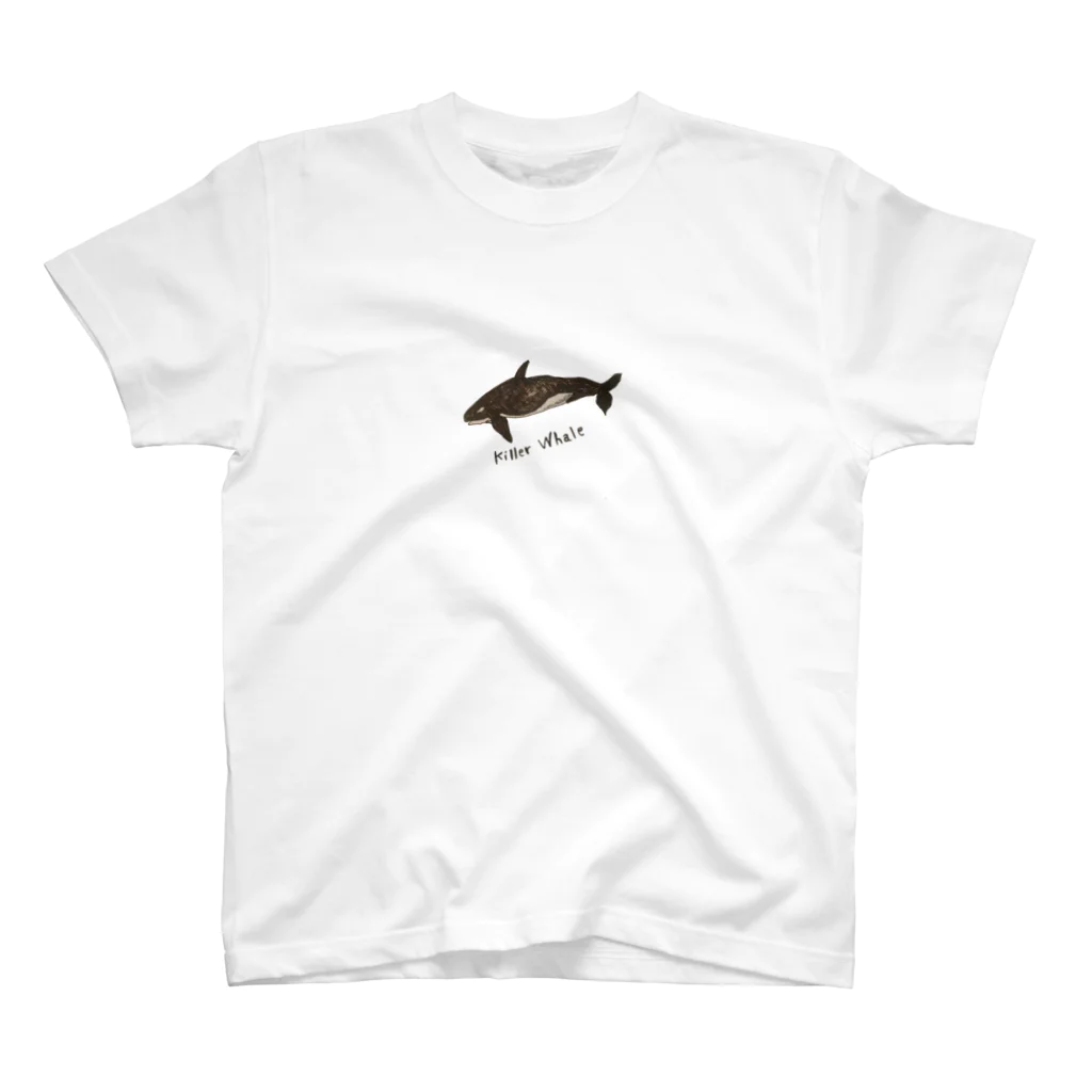 minmindesignの動物　シャチTシャツ スタンダードTシャツ