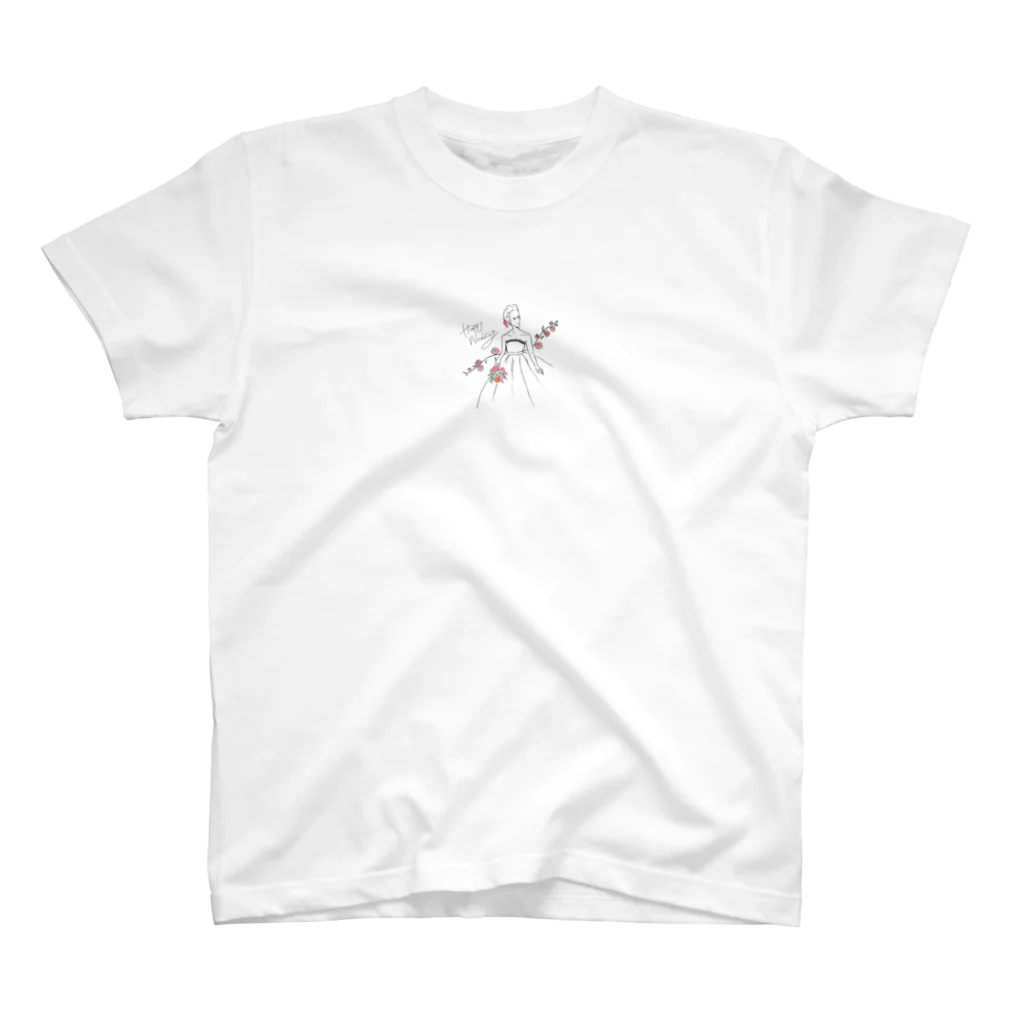 YOZAKURAの結婚おめでとう スタンダードTシャツ