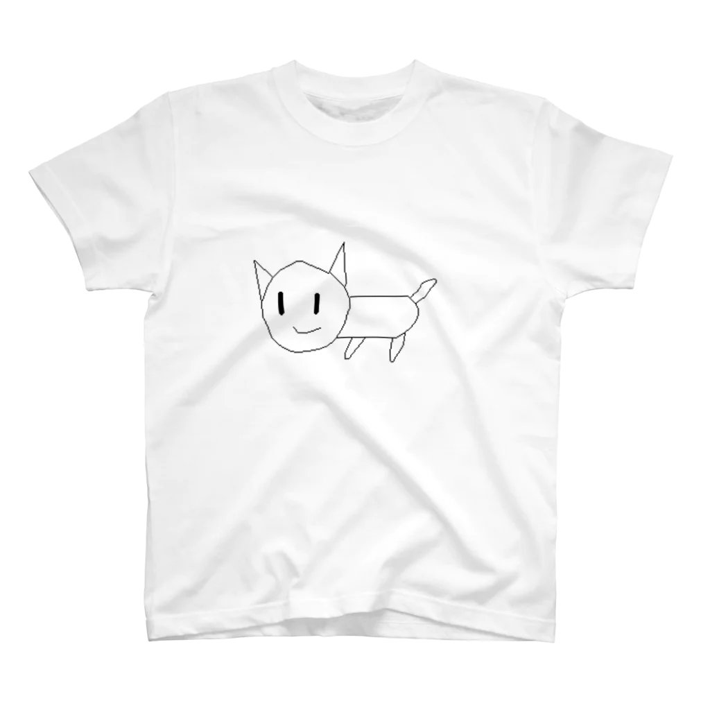 たいやきはさしみ派のSCP呼ばわりされた猫 スタンダードTシャツ