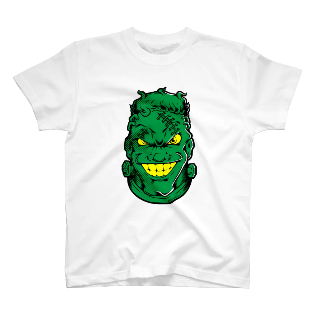 TOMOKUNIのフランケン FACE【カラー】 スタンダードTシャツ