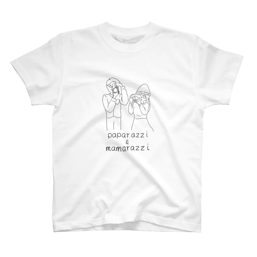 27_honopoの子どもの催しに！パパラッチとママラッチ Regular Fit T-Shirt