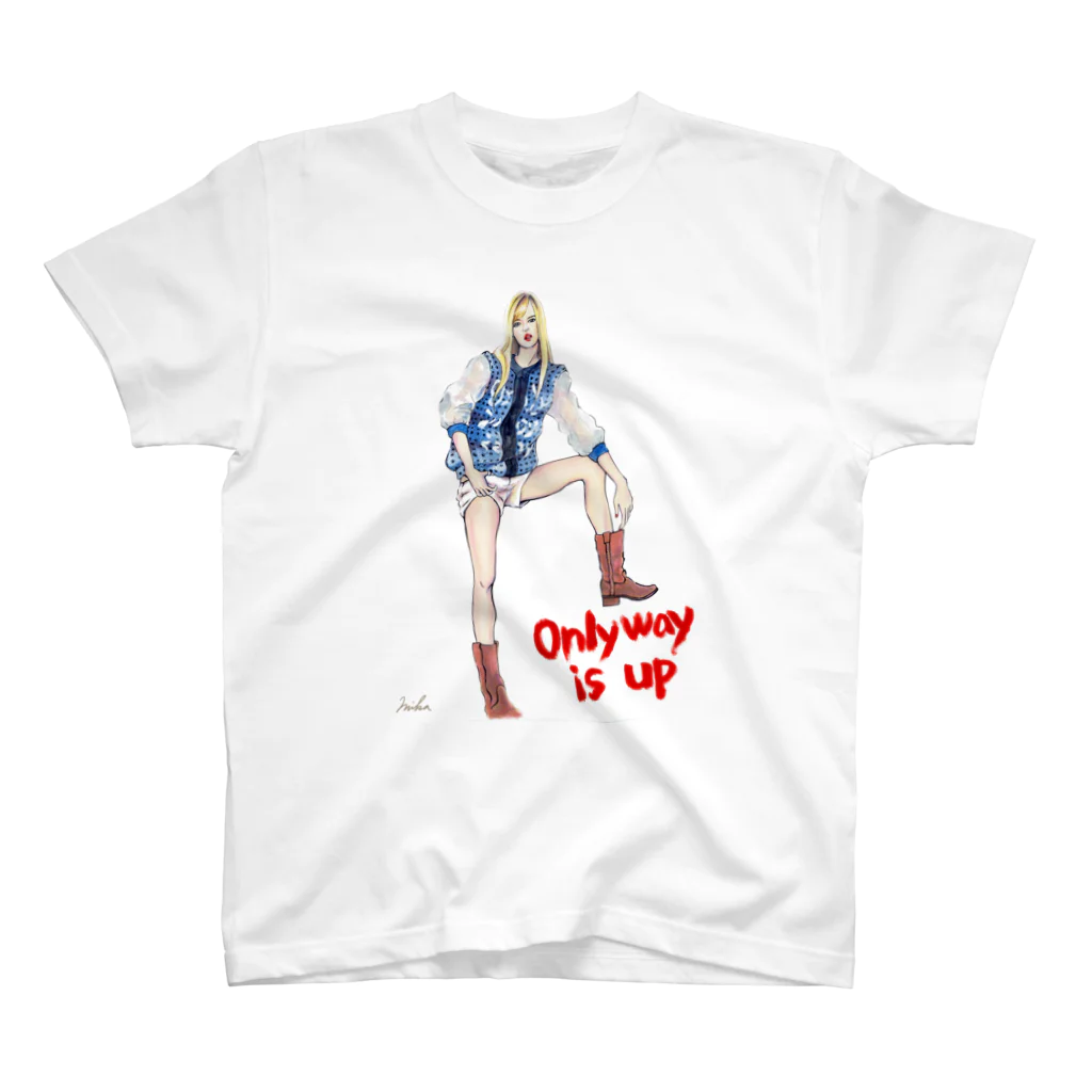 Mika's catのOnly way is up Regular Fit T-Shirt