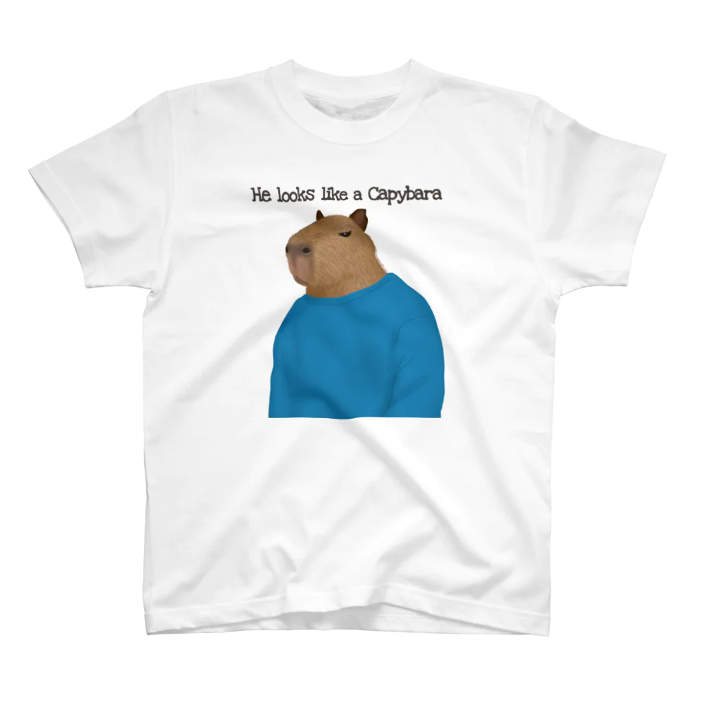 もんたろうのカピバラ系男子 スタンダードTシャツ