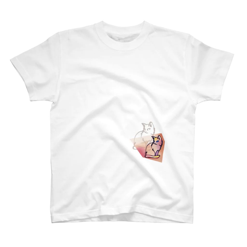 00allico00のネコ スタンダードTシャツ