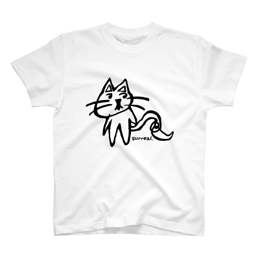 Creative store Mのsurreal_03(BK) スタンダードTシャツ