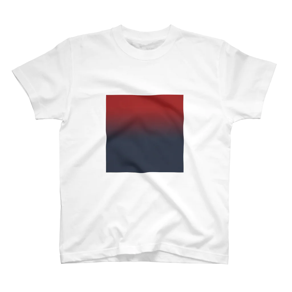 台湾女子のBlue and red  Regular Fit T-Shirt