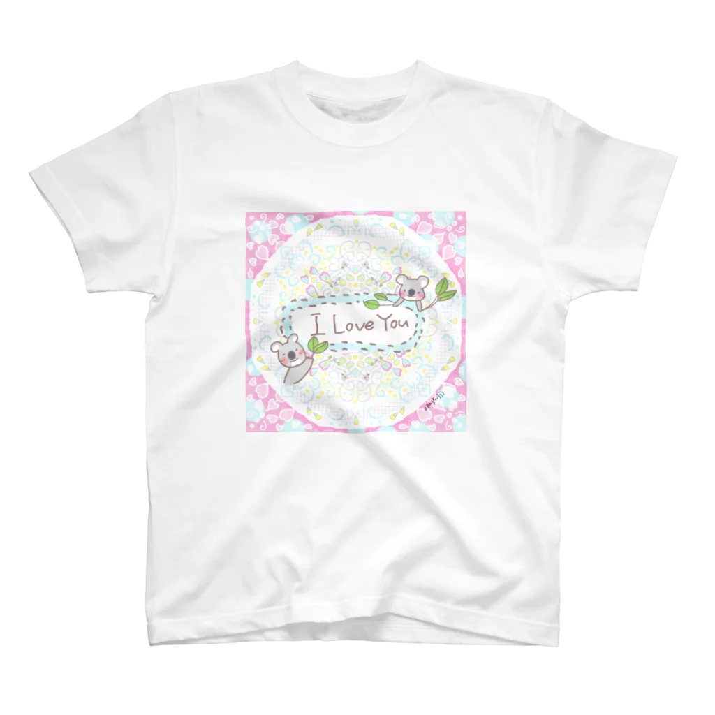 BajeのI love you を伝える♡コアラちゃんイラスト Regular Fit T-Shirt