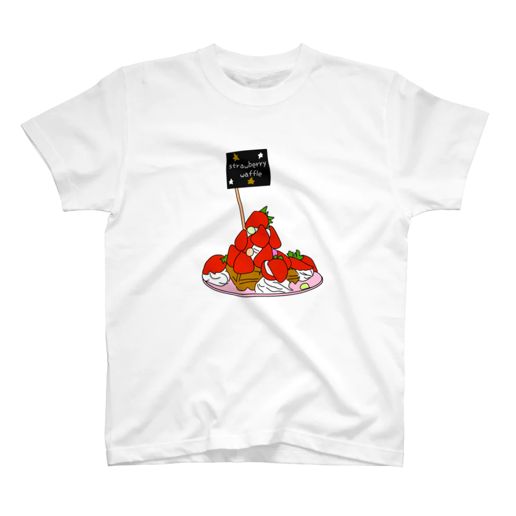 sirakiのおみせのstrawberry waffle スタンダードTシャツ